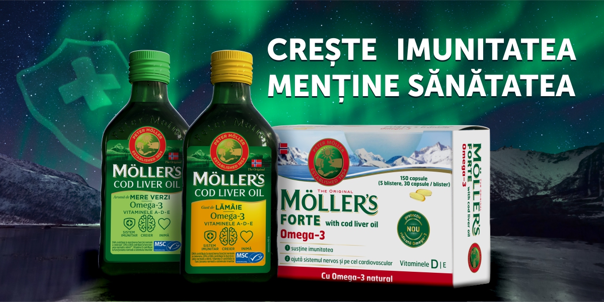 Omega 3 Forte, capsule, Moller's : Farmacia Tei online